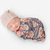 PERSONALIZED CUTE BUNNY SWADDLE BLANKET