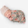 PERSONALIZED CUTE BUNNY SWADDLE BLANKET